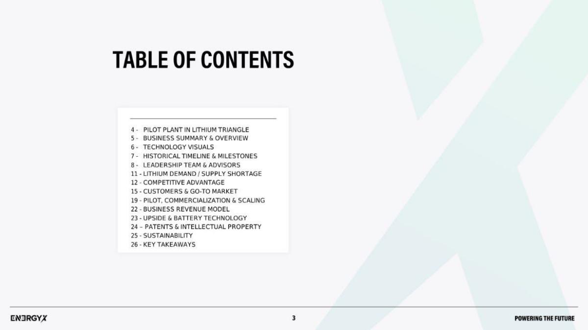 EnergyX pitch deck slide 3 of 27