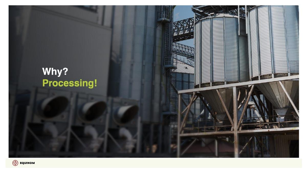 Equinom pitch deck slide 6 of 9