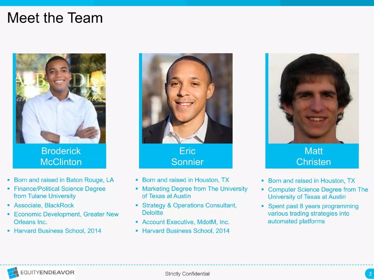 Equity Endeavor, Inc. pitch deck slide 2 of 31