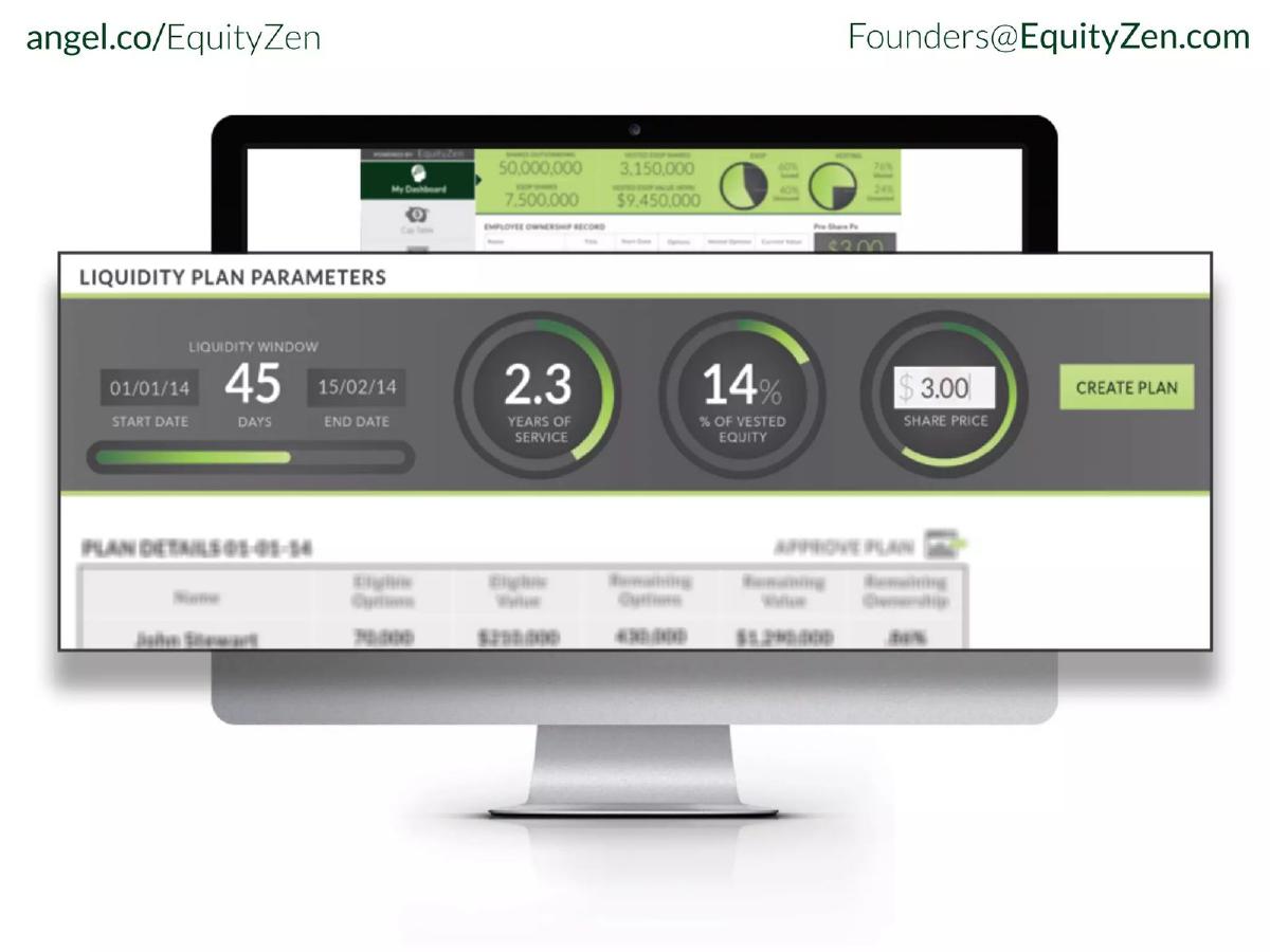 EquityZen pitch deck slide 5 of 9