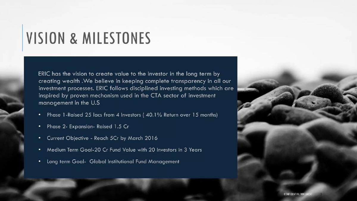 Ennovate Research Investment & Capital pitch deck slide 3 of 12