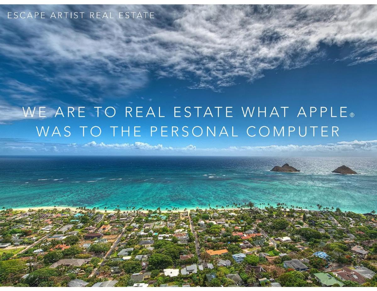 Escape Artist Real Estate pitch deck slide 2 of 13