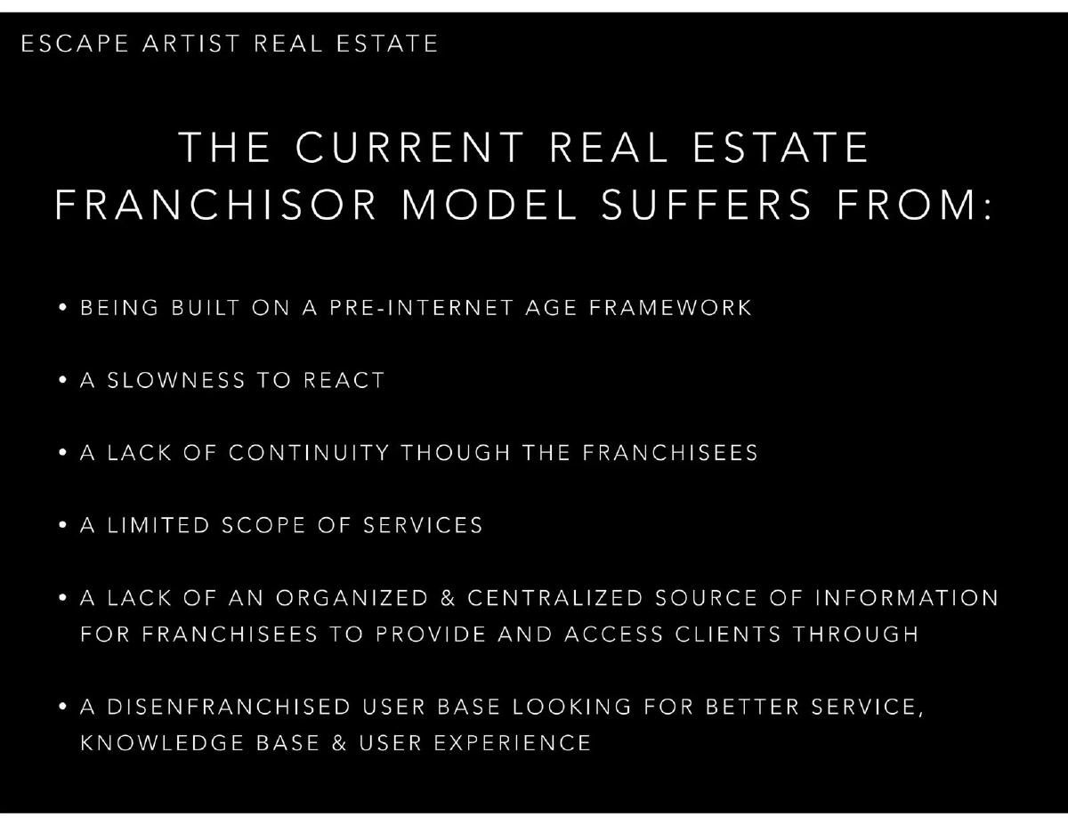 Escape Artist Real Estate pitch deck slide 3 of 13