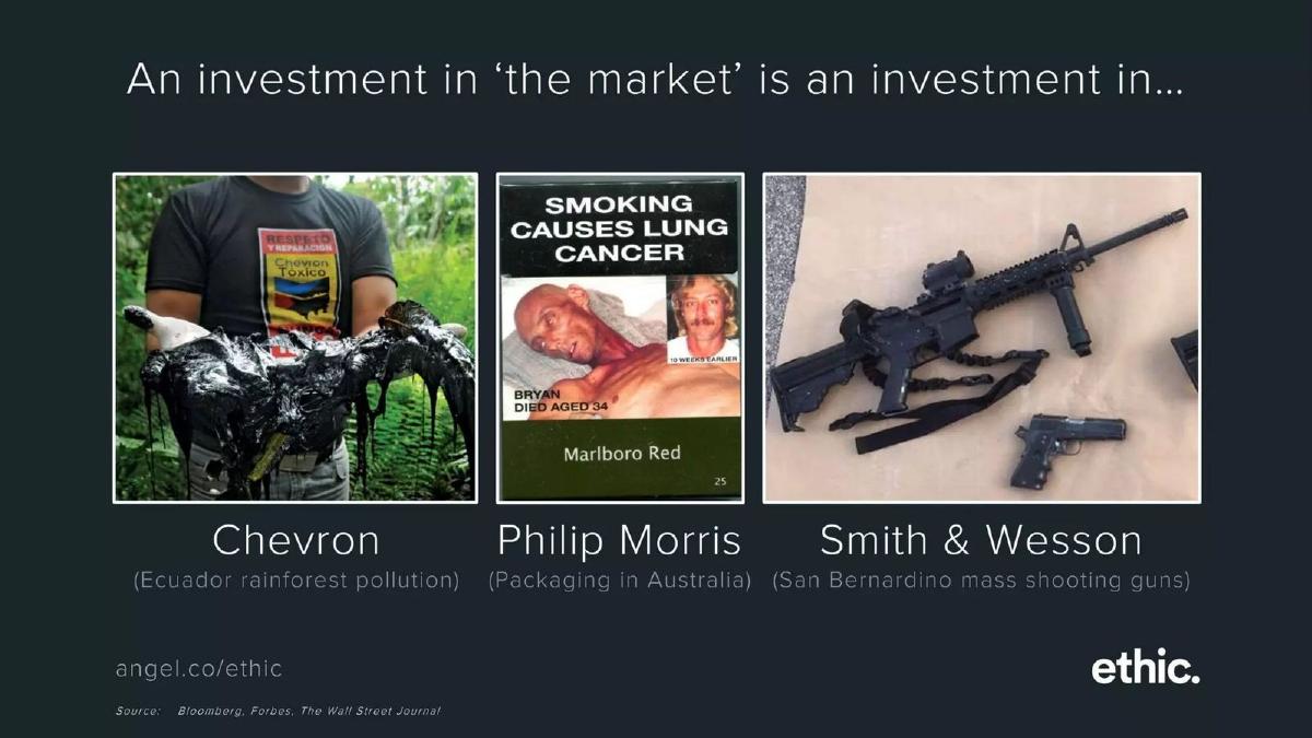 Ethic pitch deck slide 3 of 8