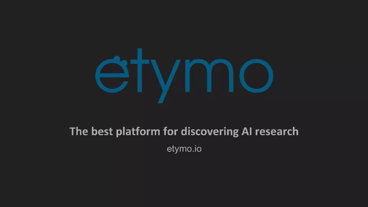 Etymo pitch deck slide 1 of 17