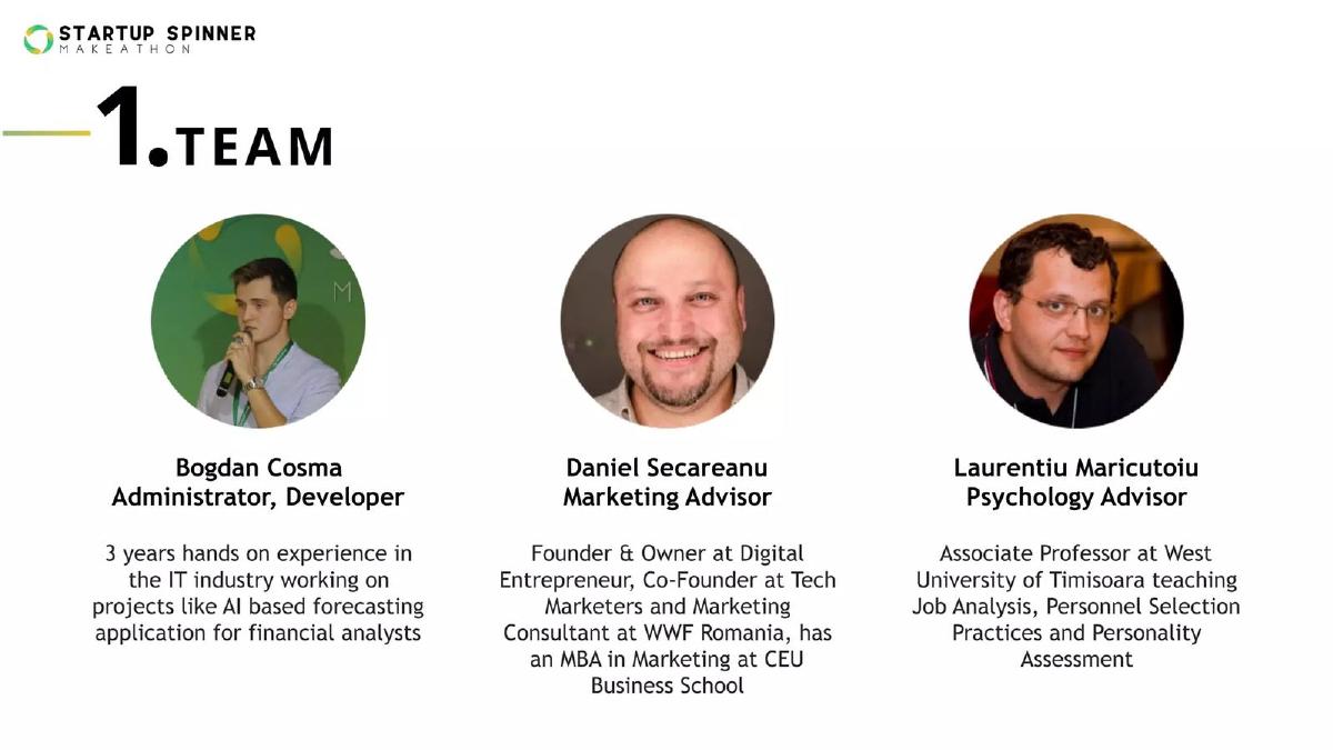 EverJob pitch deck slide 1 of 14