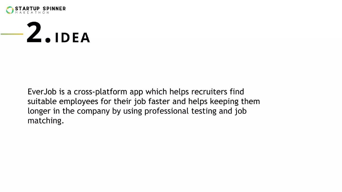 EverJob pitch deck slide 3 of 14