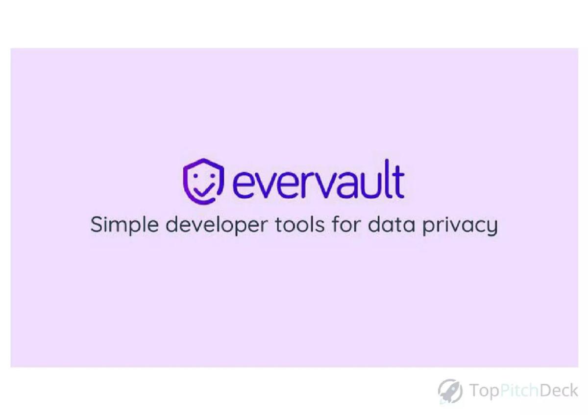 Evervault pitch deck slide 1 of 16