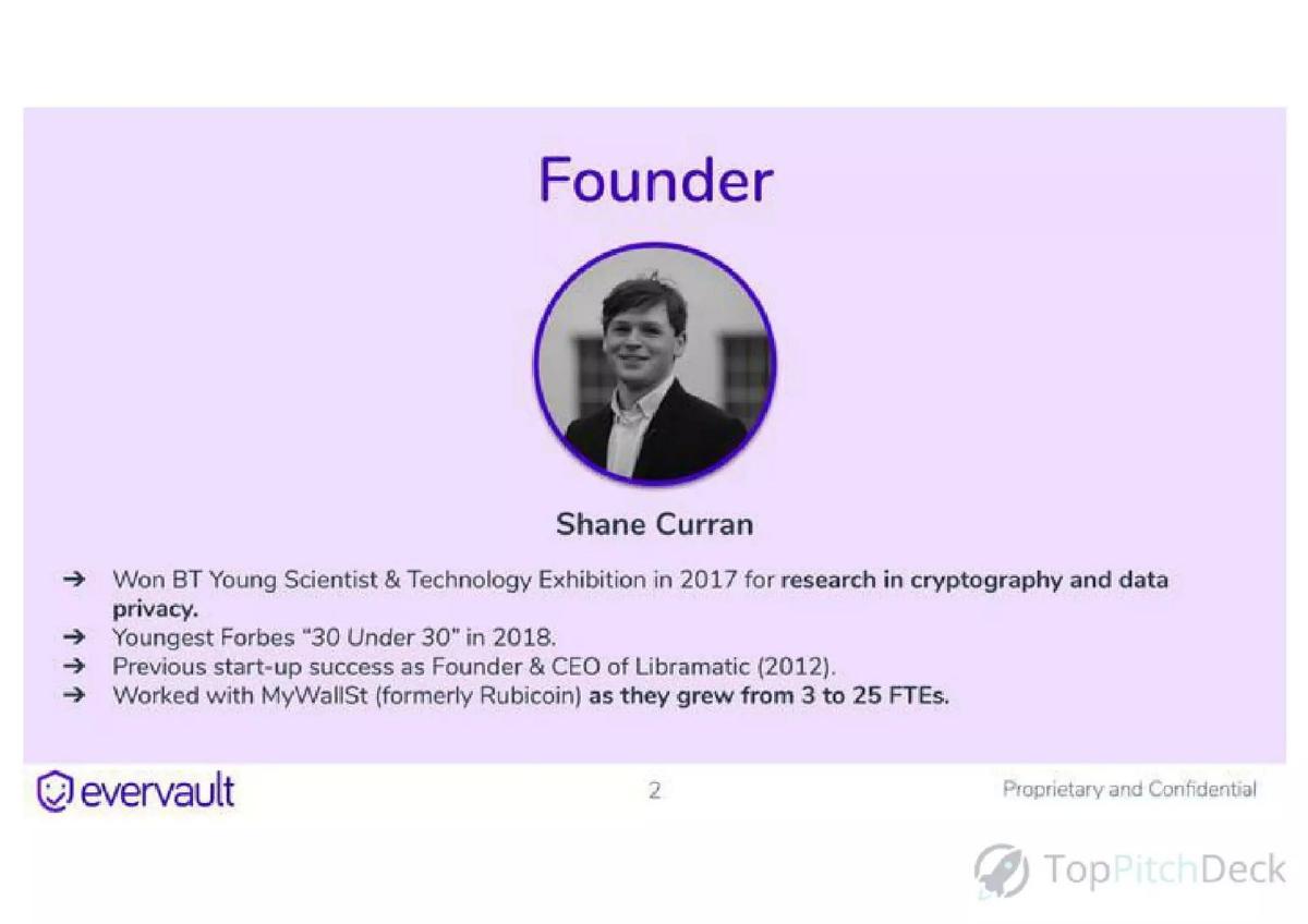 Evervault pitch deck slide 2 of 16