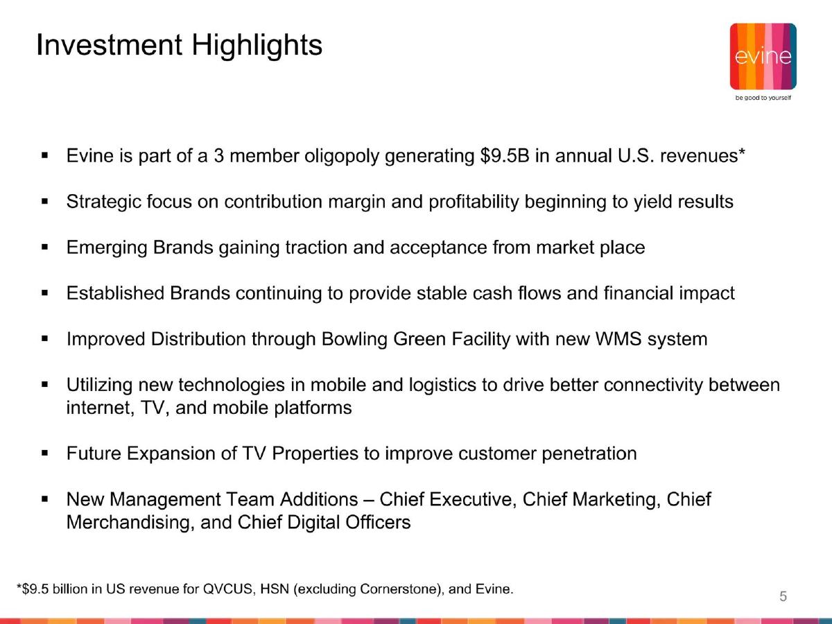 Evine pitch deck slide 5 of 28