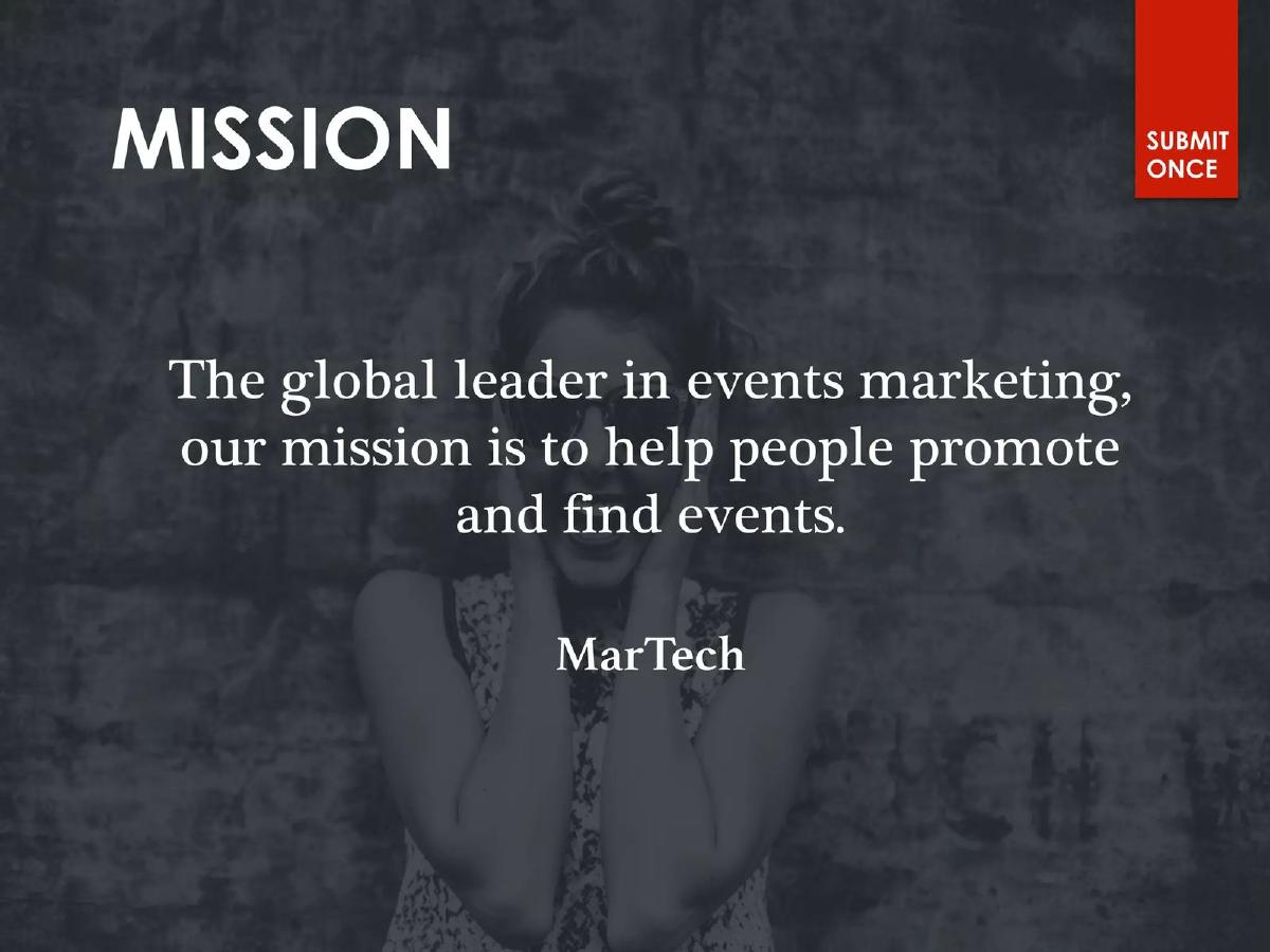 evvnt pitch deck slide 3 of 16