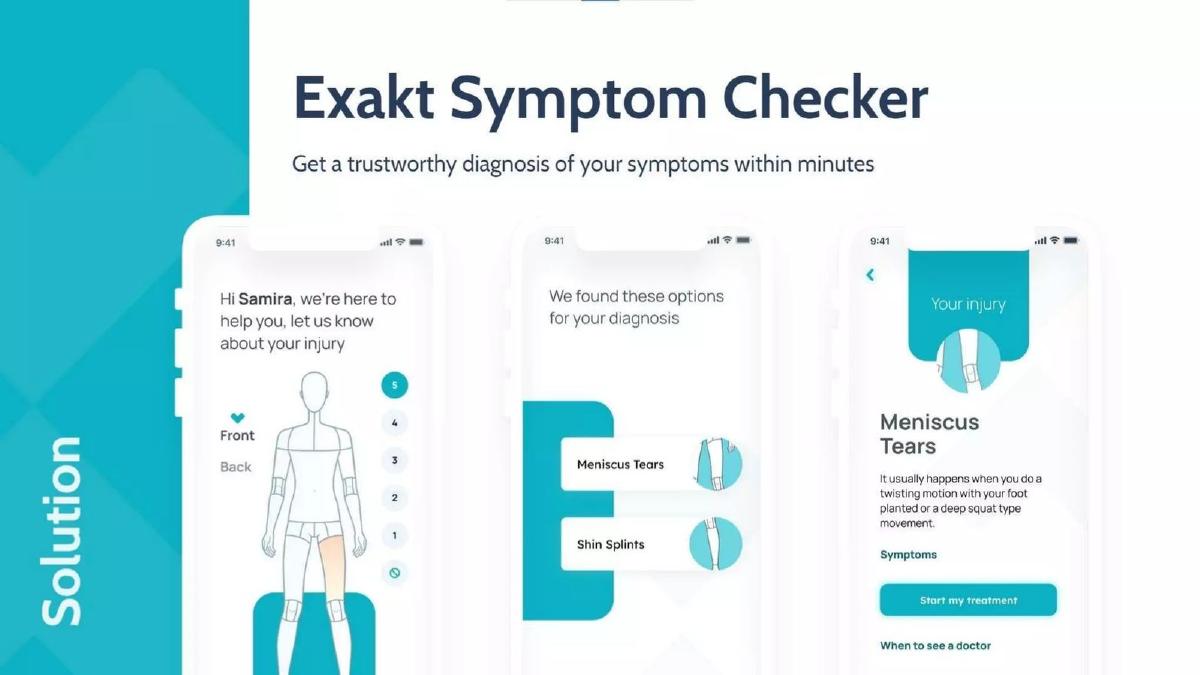 Exakt Health pitch deck slide 6 of 17