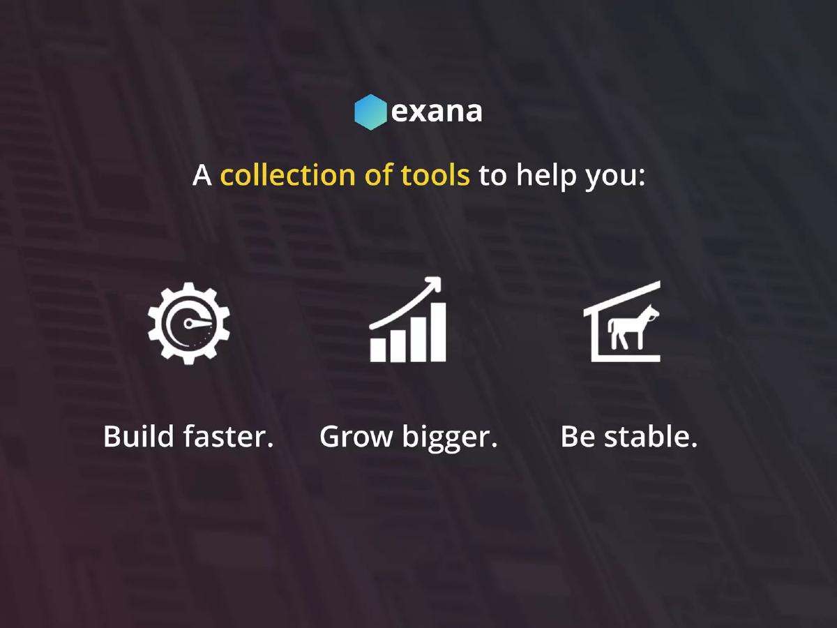 exana.io pitch deck slide 2 of 12