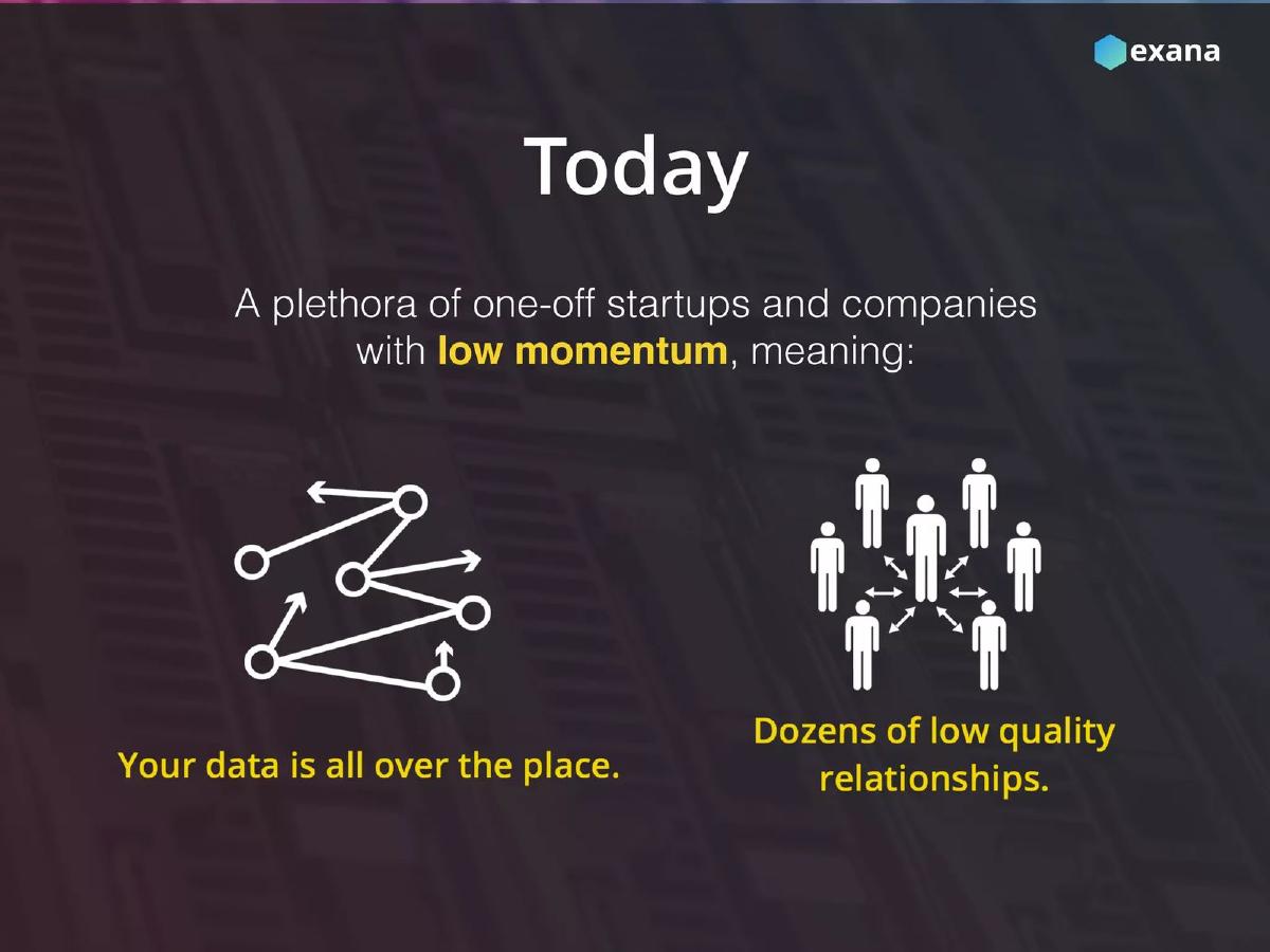 exana.io pitch deck slide 5 of 12