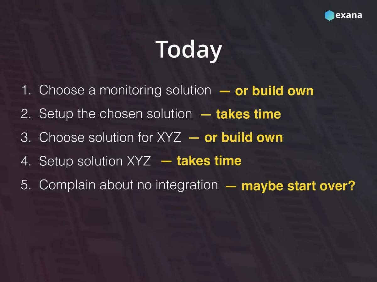 exana.io pitch deck slide 6 of 12
