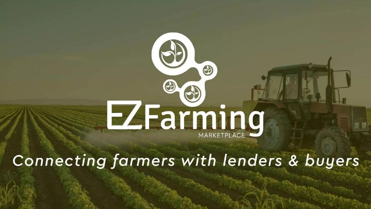 EZ Farming pitch deck slide 1 of 12