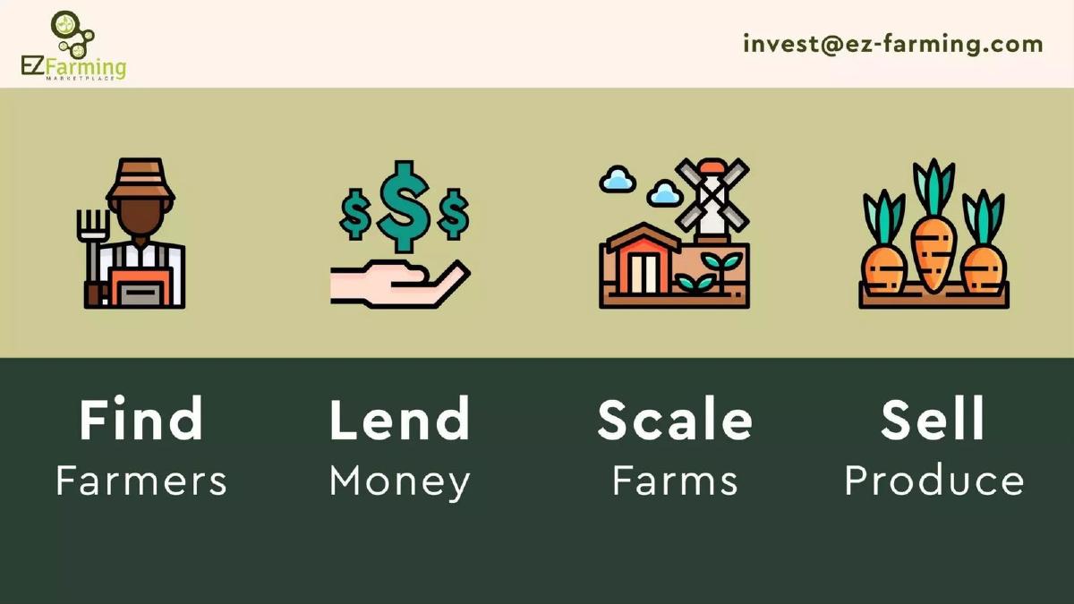 EZ Farming pitch deck slide 5 of 12