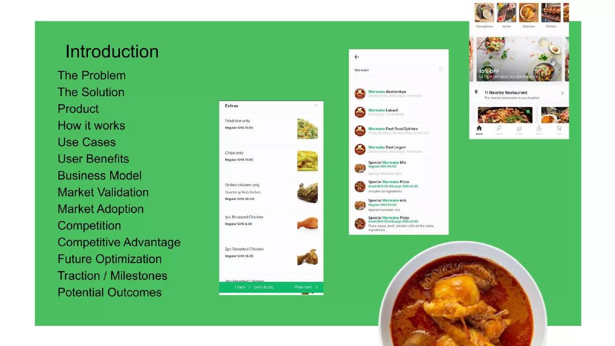 Eziban pitch deck slide 2 of 15
