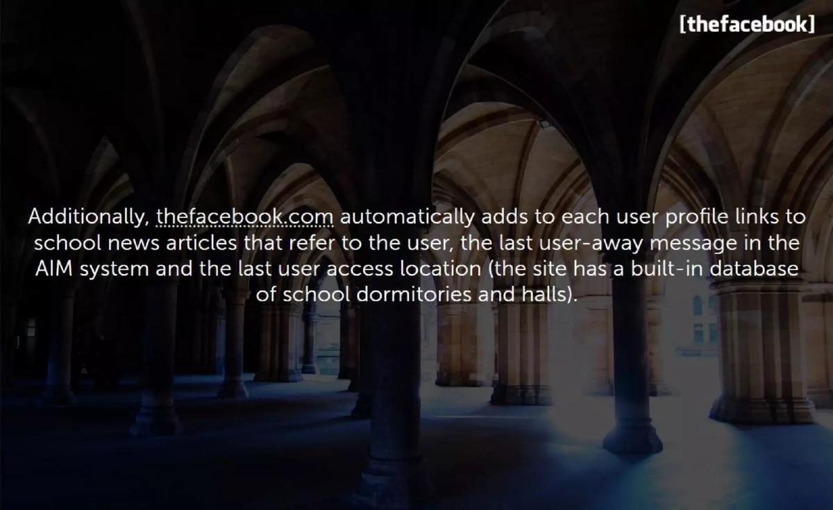 Facebook's First pitch deck slide 6 of 26