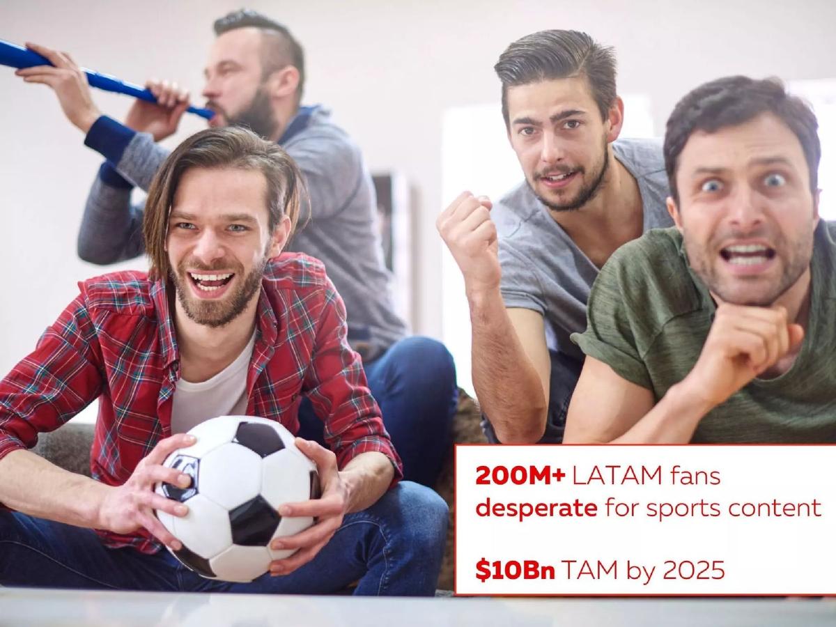 Fanatiz pitch deck slide 2 of 9