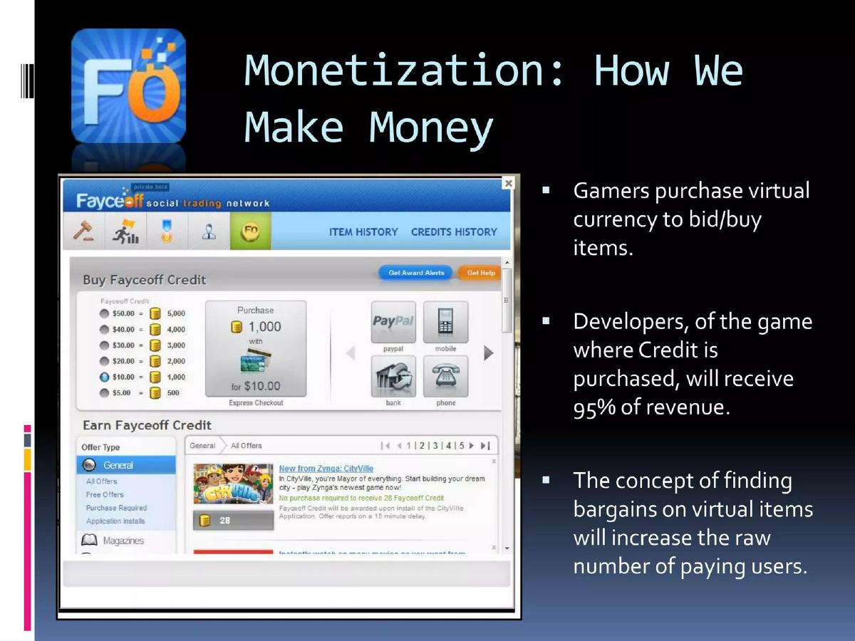 Fayceoff pitch deck slide 5 of 11