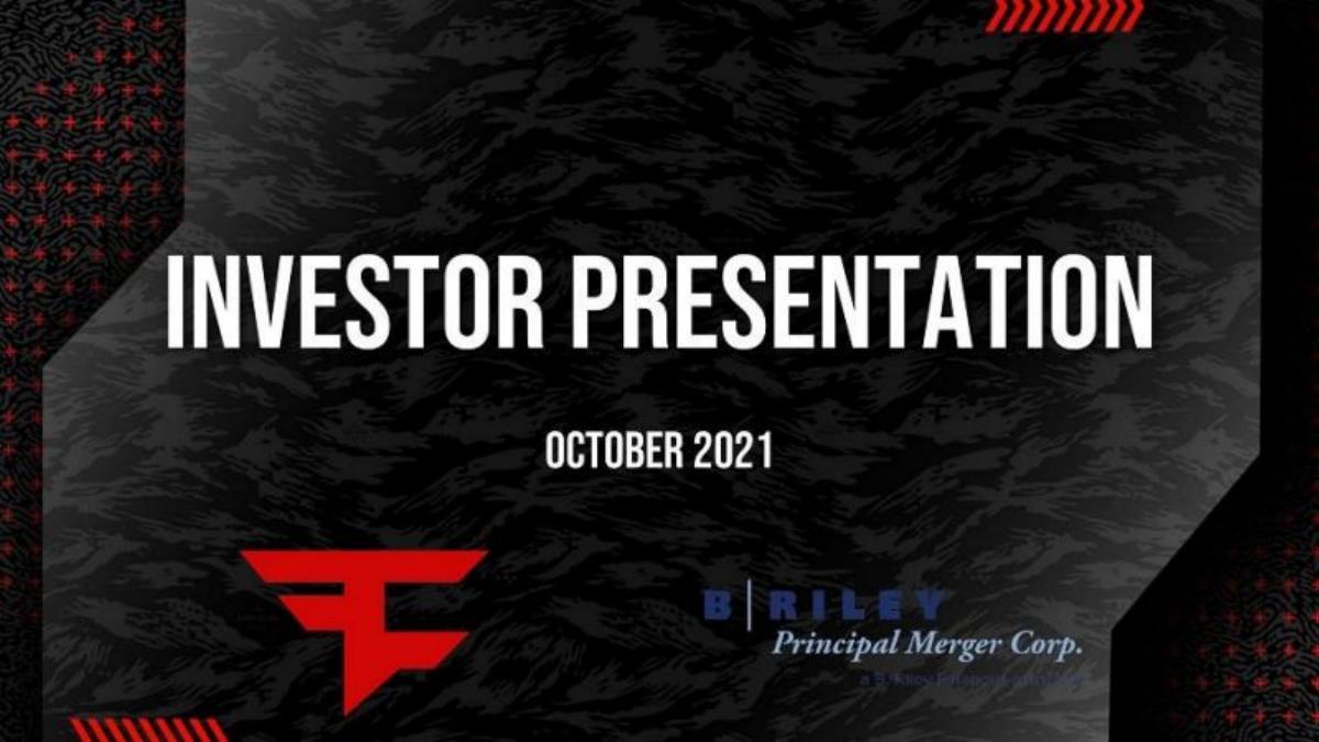FaZe Clan pitch deck slide 1 of 40