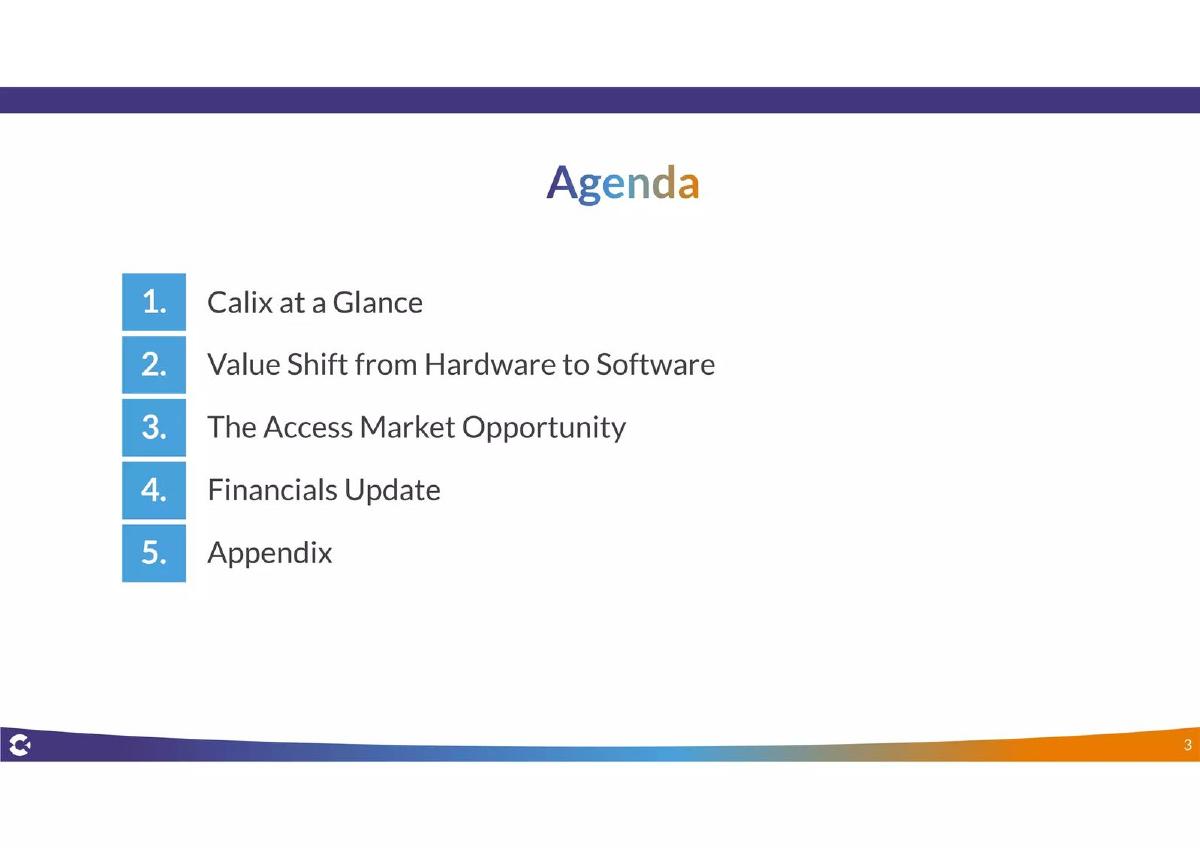 Calix pitch deck slide 3 of 45