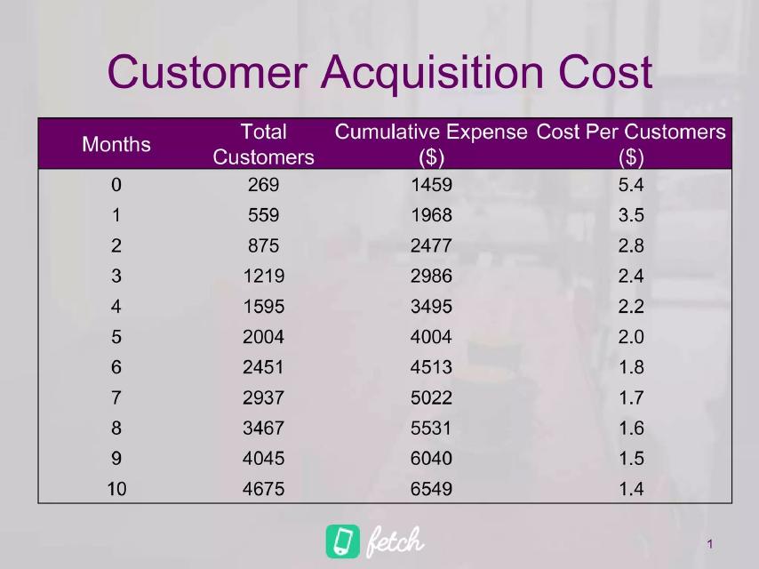 Fetch pitch deck go-to-market slide 17