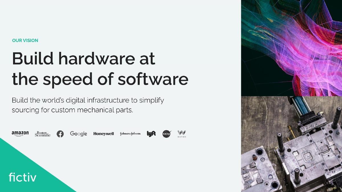 Fictiv pitch deck slide 2 of 15