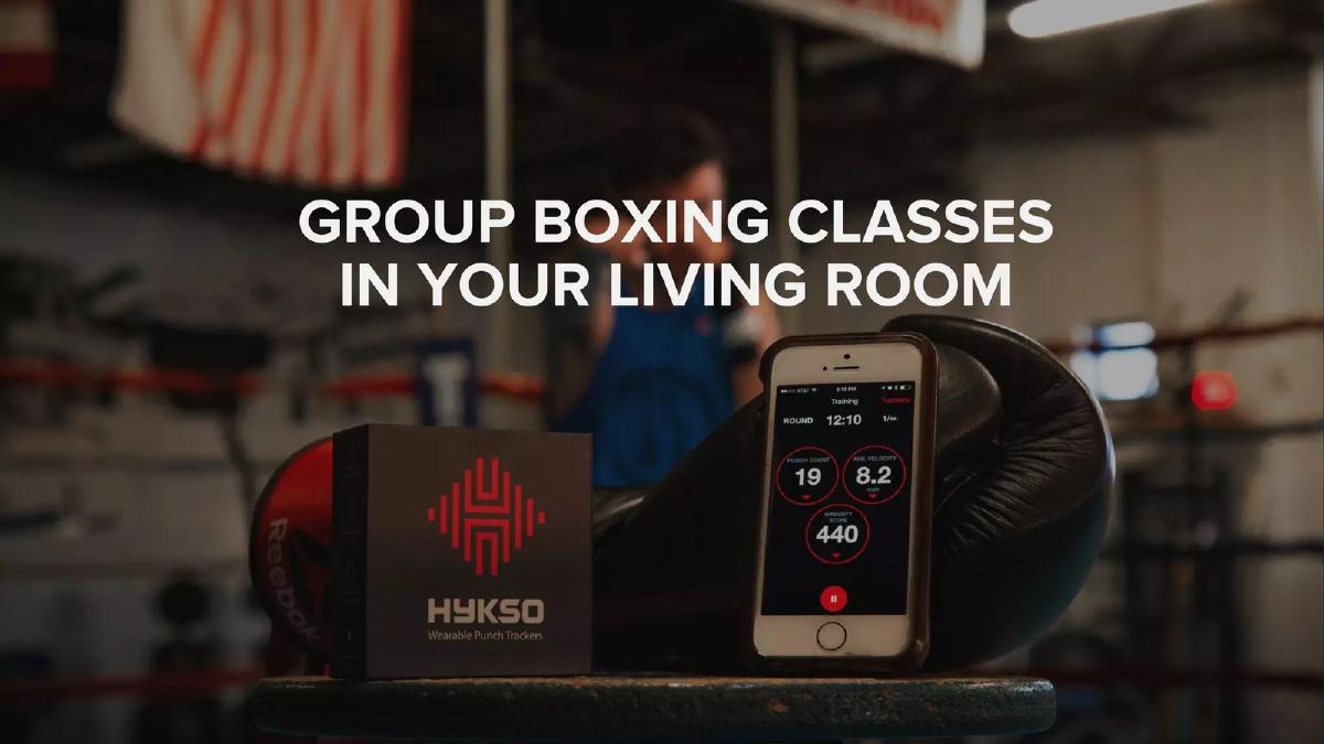 Fight Camp (formerly Hykso) pitch deck slide 1 of 12