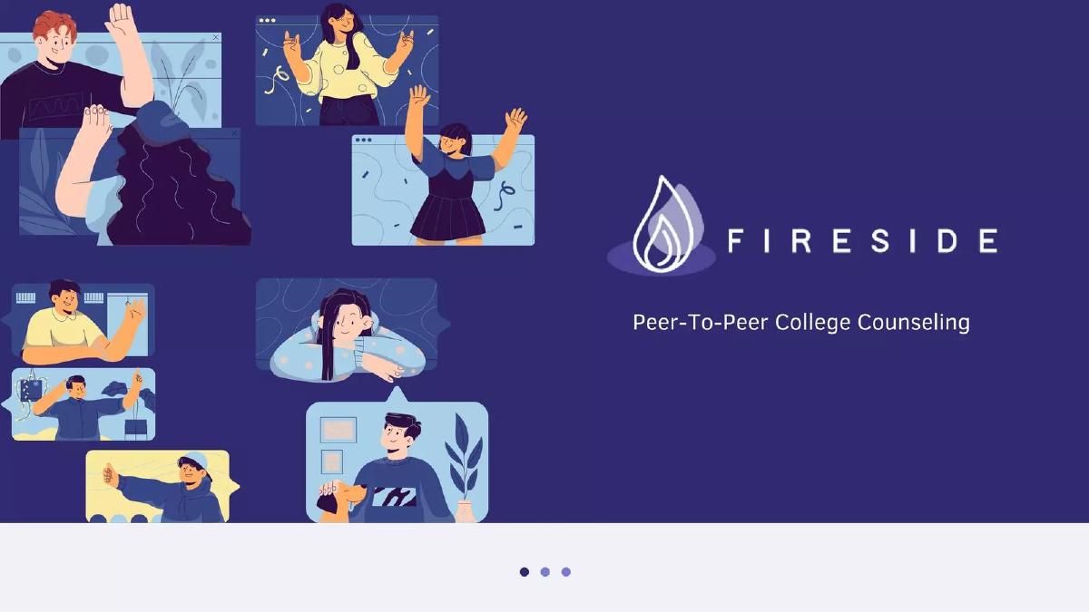 Fireside pitch deck slide 1 of 10