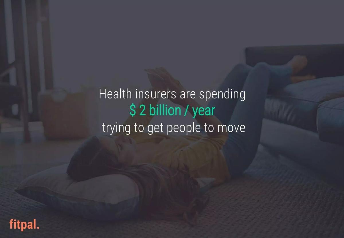 Fitpal pitch deck slide 4 of 14