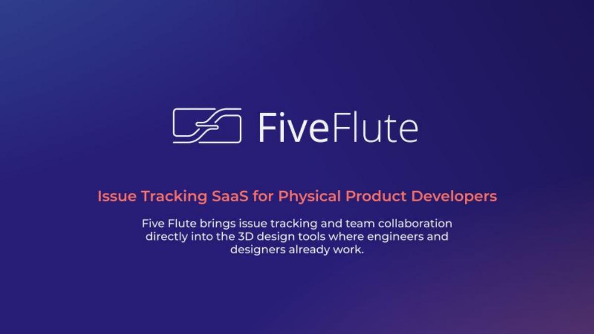 Five Flute pitch deck slide 1 of 18