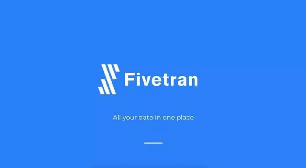 Fivetran pitch deck slide 1 of 13