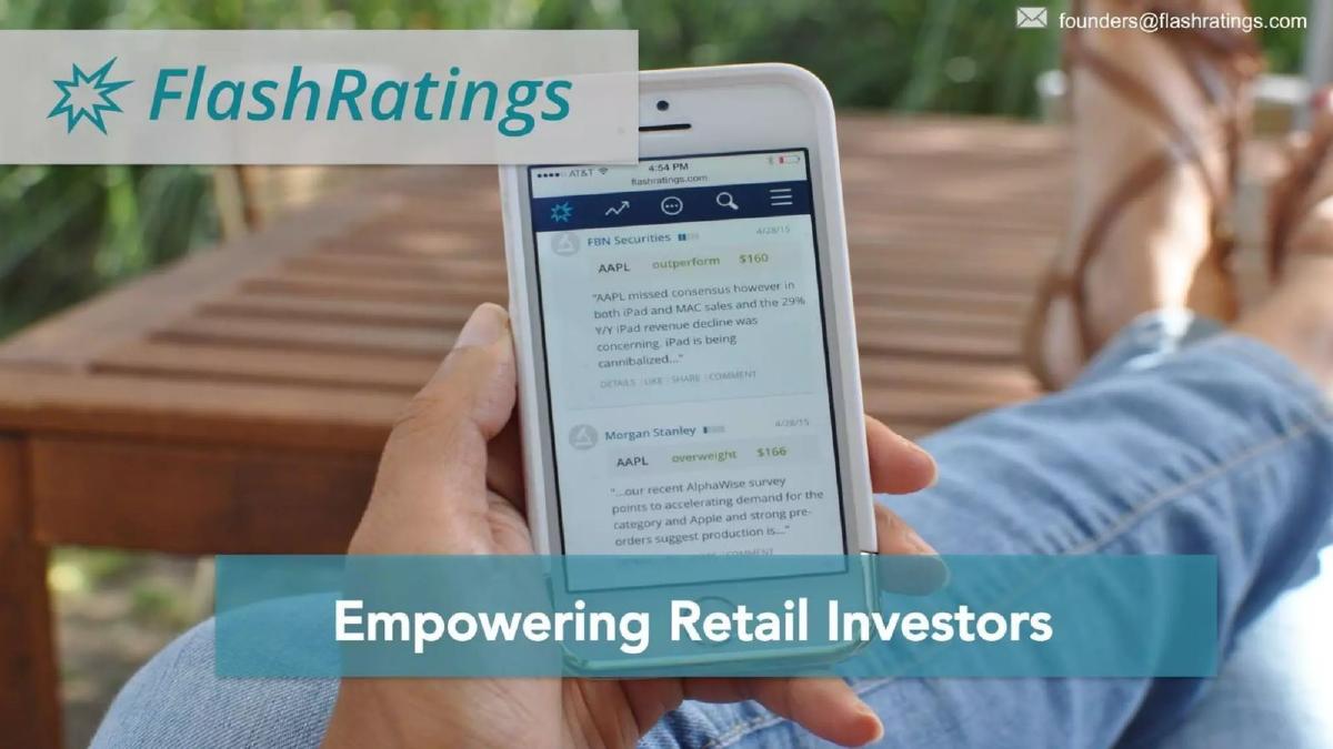 FlashRatings pitch deck slide 1 of 11