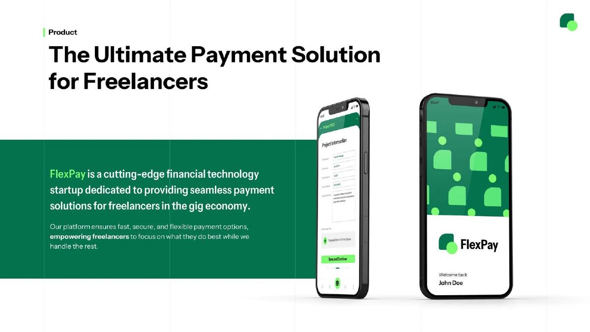 FlexPay pitch deck slide 4 of 15