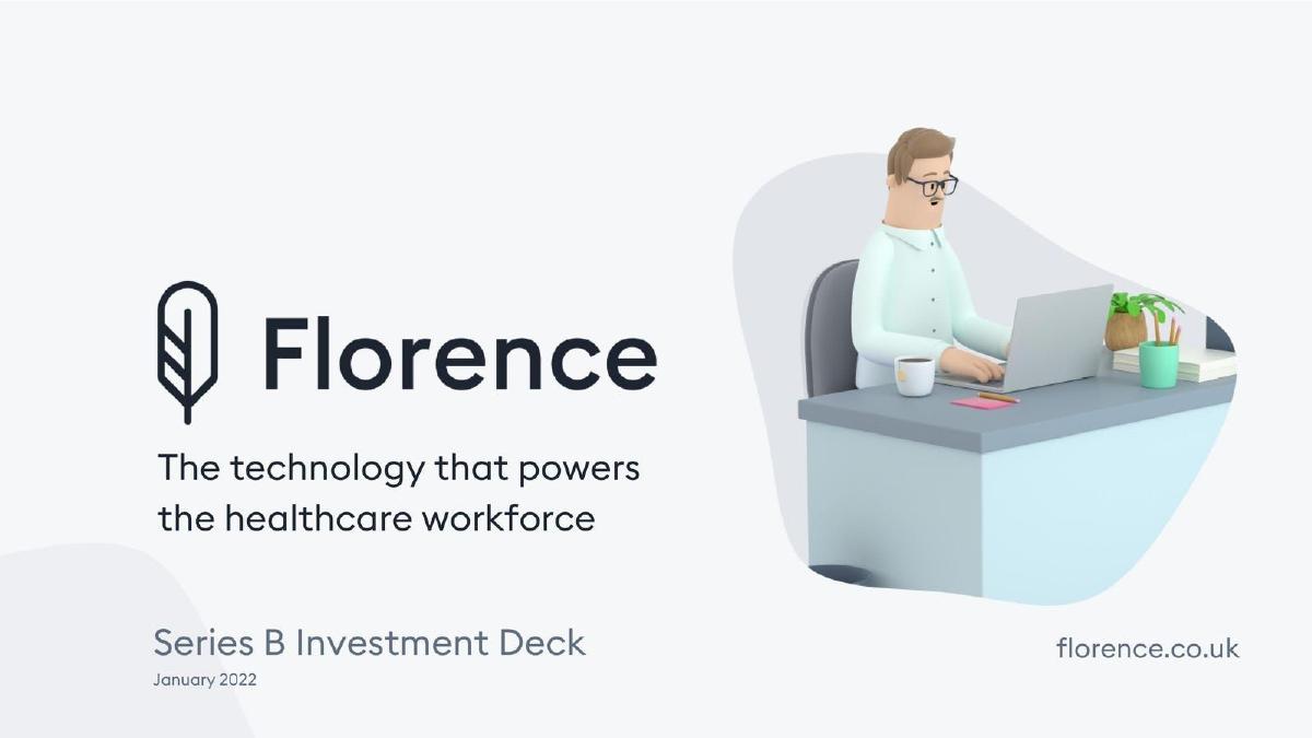 Florence pitch deck slide 2 of 21