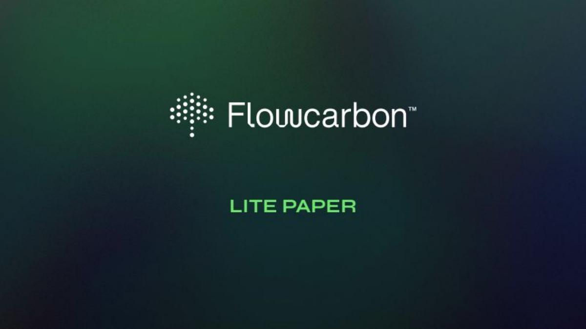 Flowcarbon pitch deck slide 1 of 20