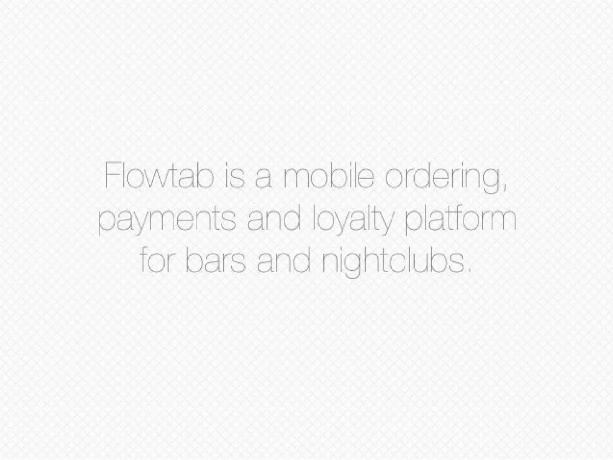 Flowtab pitch deck slide 2 of 10