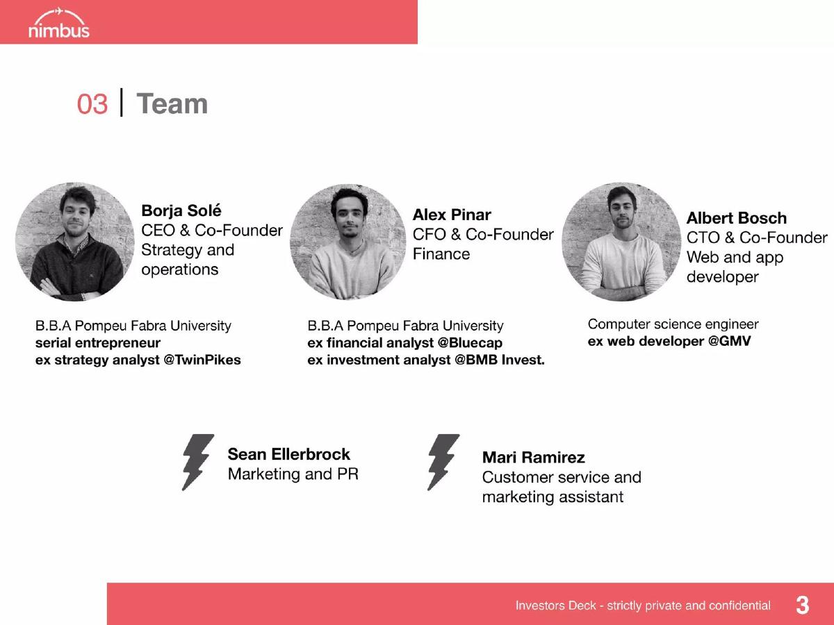 Fly nimbus pitch deck slide 4 of 16