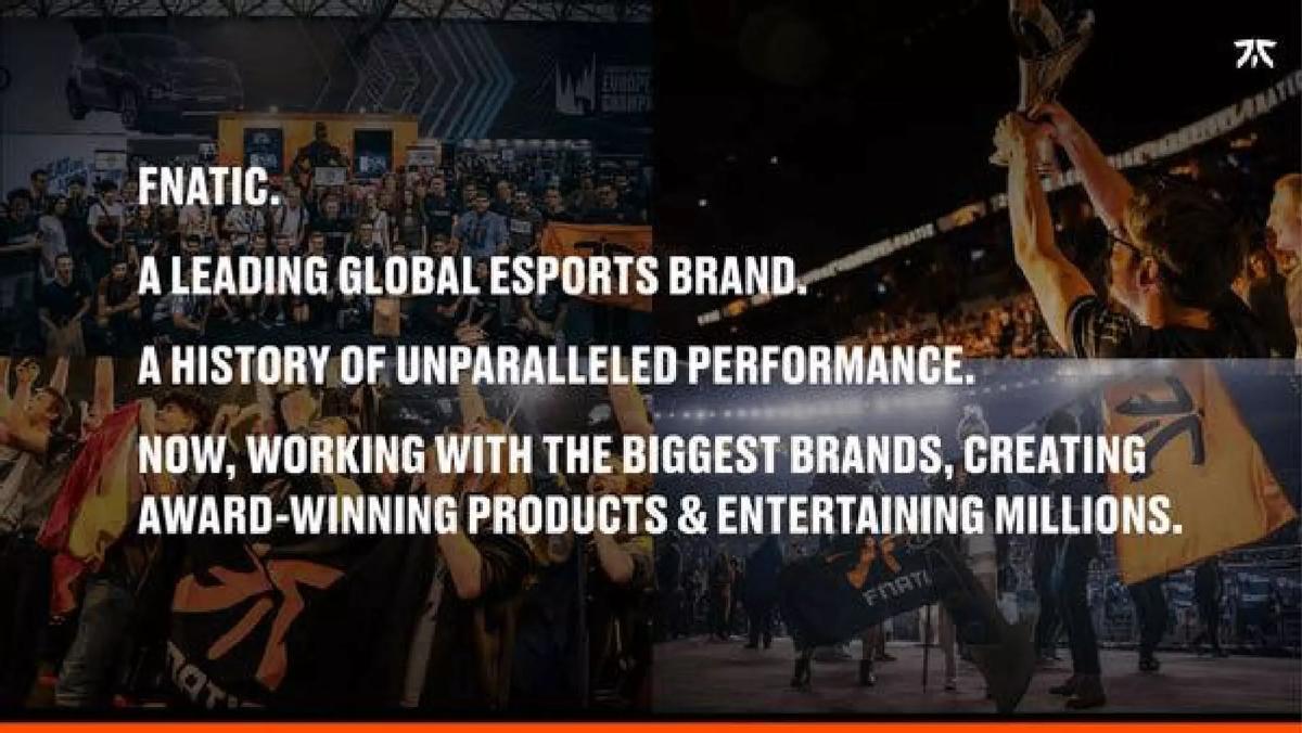 Fnatic pitch deck slide 3 of 13