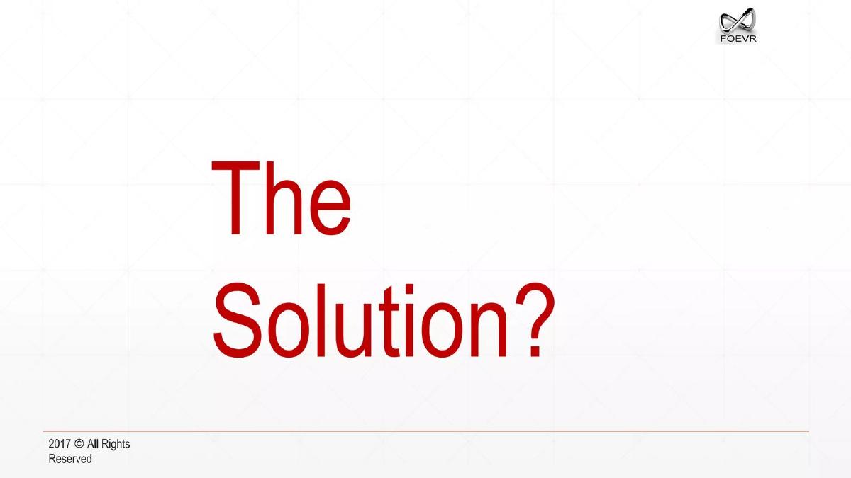 FOEVR pitch deck slide 4 of 14