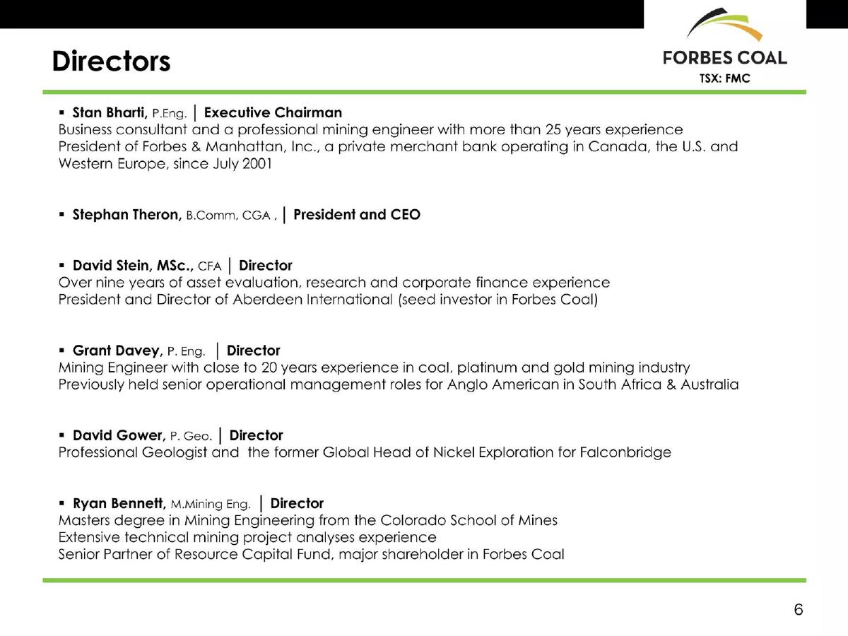 ForbesCoal pitch deck slide 6 of 37