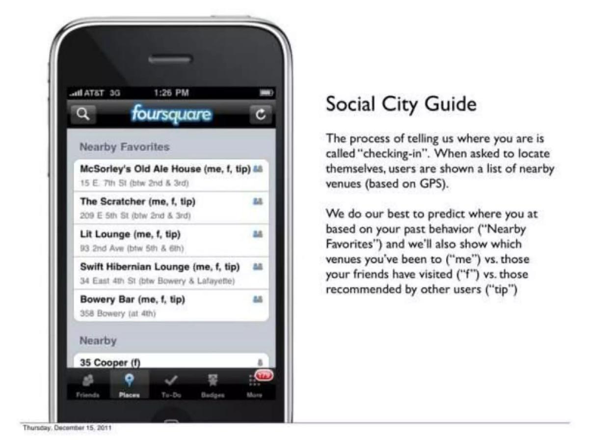 Foursquare Seed pitch deck slide 4 of 15