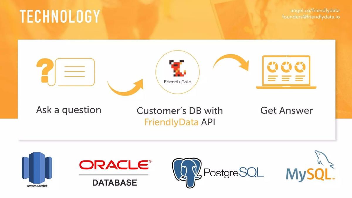 FriendlyData pitch deck slide 5 of 7