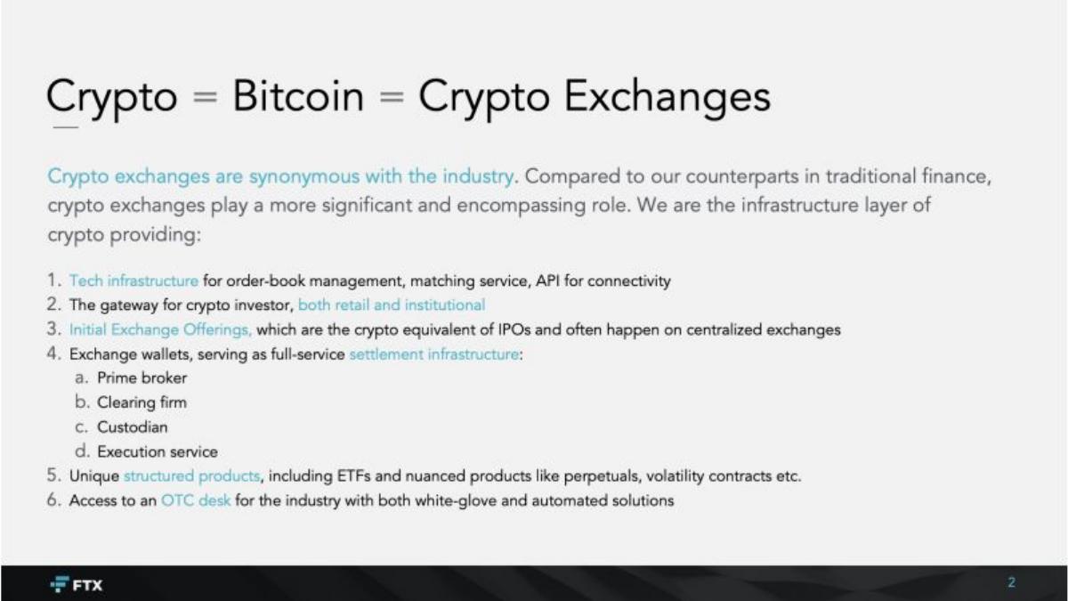 FTX pitch deck slide 3 of 11