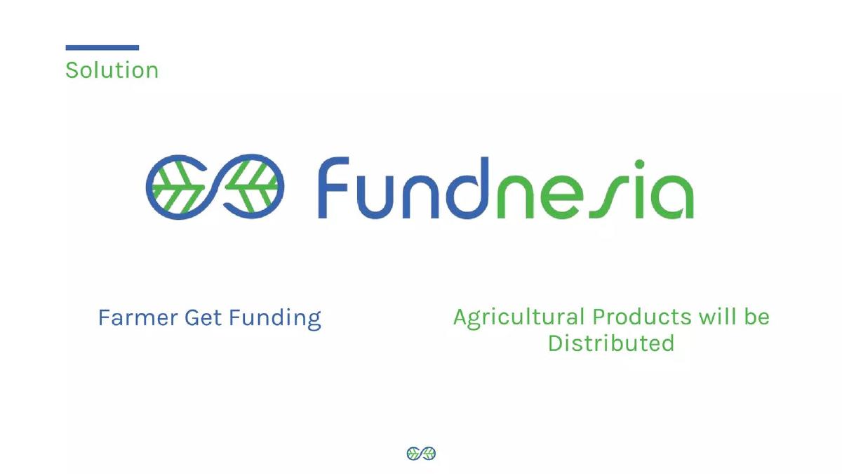 Fundnesia pitch deck slide 3 of 12