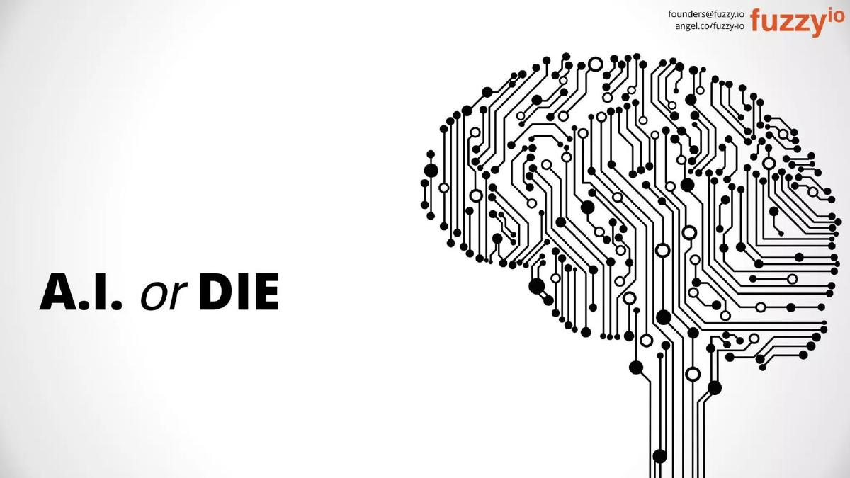 Fuzzy.ai pitch deck slide 1 of 7