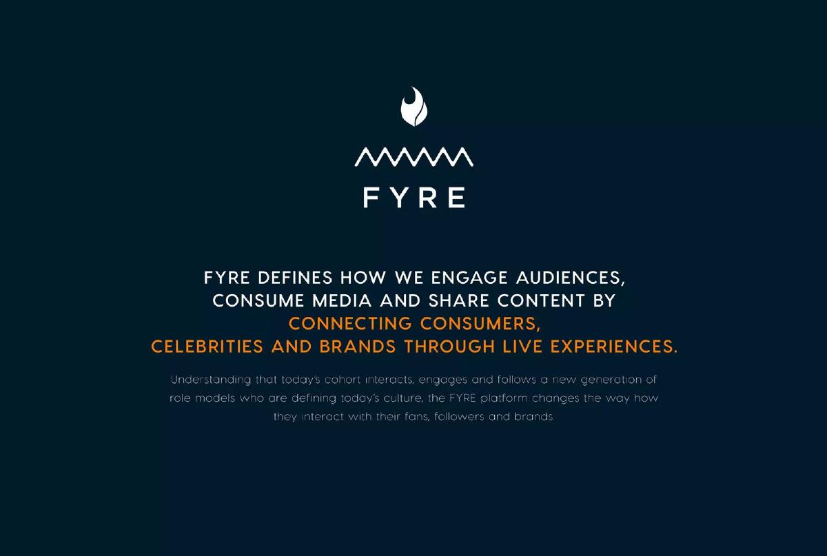 Fyre Festival pitch deck slide 4 of 43