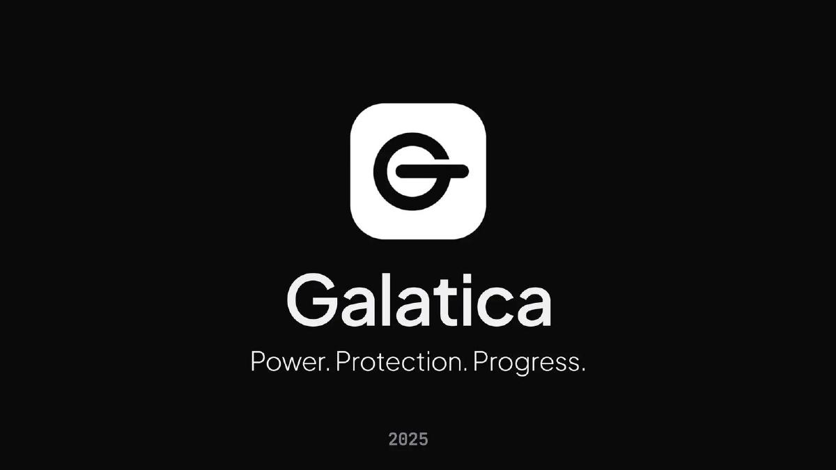 Galatica Smart Energy Infrastructure pitch deck slide 1 of 16